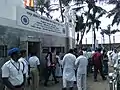 Chaitya Bhoomi Volunteers of Samata Sainik Dal and Ambedkars followers, surrounded by Chaitya Bhoomi on Mahaparinirvana Day