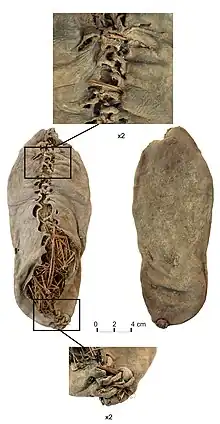 Chalcolithic leather shoe from Areni-1 cave