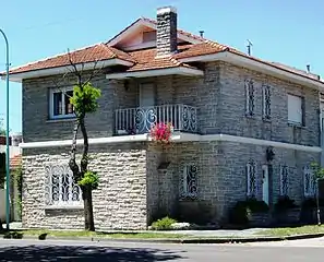 Another two-story chalet with hiped roof and dormer