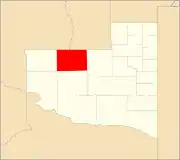 Location of Chalileo Department within La Pampa Province