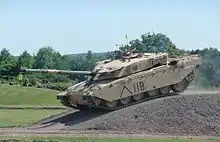 A former British Army Challenger 1