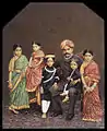 Maharaja Chamaraja Wadiyar X with his children