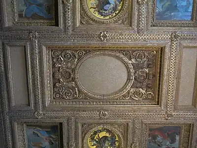 Ceiling from the Pavilion of the King, now in the Egyptian collection of the Louvre Museum, room 639