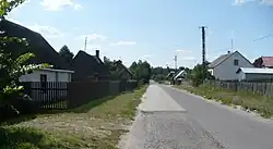 A road through the village