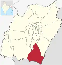 Location in Manipur