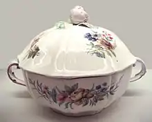 Chantilly soft-paste porcelain, 1750-1760.