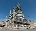 Exterior view of Notre-Dame-de-Bon-Secours Chapel, Old Port side, Montreal, Quebec