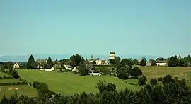 A general view of La Chapelle-Saint-Géraud