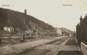 The old buildings, demolished in 1905