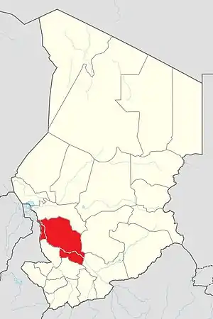 Massenya is located in Chad