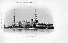 The battleship Charles Martel