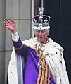 Charles III wearing the crown in 2023 at his coronation