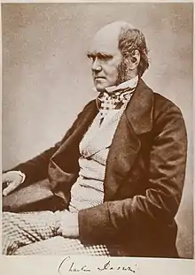 Image 46Charles Darwin established that all species of life have descended over time from common ancestors. (from Culture of the United Kingdom)