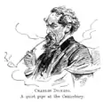 Charles Dickens from the 1893 Entr'acte Annual