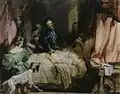 Charles V. visits François Ier after the Battle of Pavia, c. 1827