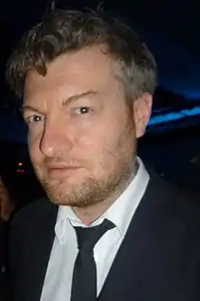 Head-and-shoulders colour photograph of Charlie Brooker in 2011