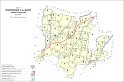 Map of Charpokhari block