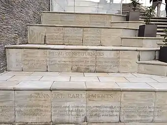 Chartist steps (lower), Friars Walk