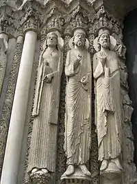 West portal of Chartres Cathedral (c. 1145)