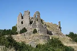 Ruins of the chateau of Pierregourde