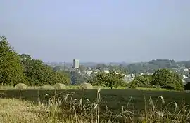 A general view of the village of Château-Chervix