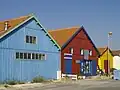 Old oyster farmers' huts renewed and converted into arts and crafts shops