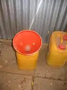 Low-cost waterless portable urinal in Burkina Faso