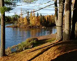 Chelsea Lake, actually just north of Chelsea in the Town of Westboro