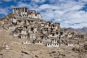 Chemrey Gompa viewed from the southwest