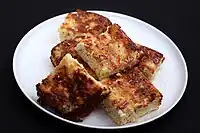 Chennapoda is popular paneer baked cheese-cake from India