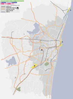 Doveton is located in Chennai