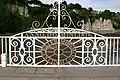 Decorative ironwork on the Wye bridge