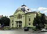 The theatre in Cernăuți (German: Czernowitz)