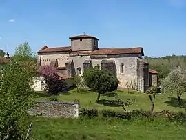 The church in Cherves-Châtelars