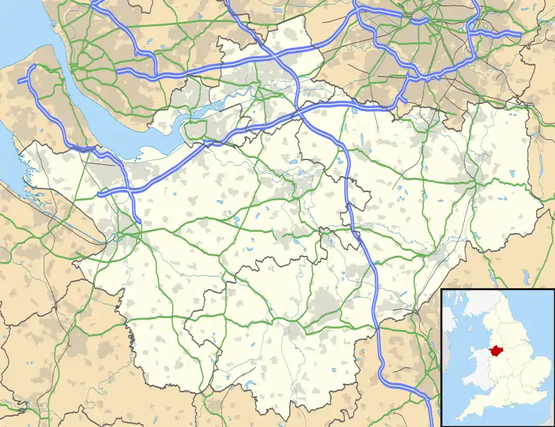 Tattenhall is located in Cheshire