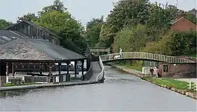 Chester Canal basin, near the junction between the Chester Canal and the River Dee