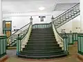 Stairway to the rail platforms