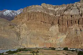 Chhusang cliffs.