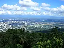 View of Chiang Mai and its airport