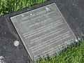 Plaque for the sculpture