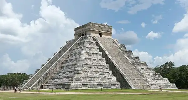 Image 53The Castillo, Chichen Itza, Mexico, ca. 800–900 CE (from History of Mexico)