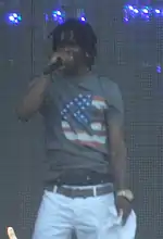 American rapper Chief Keef performing at Lollapalooza in 2012.