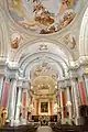 Parish Church of San Lorenzo Martire, frescos by Pietro Scalvini.