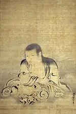 Young Manjusri holding a ruyi, Kanō Tan'yū, 17th century