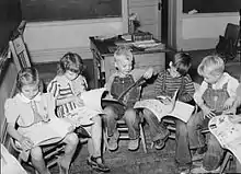 Image 5Children reading in Santa Clara, Utah, in 1940 (from Utah)