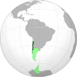 Territories of the Captaincy General of Chile