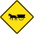 PO-4Watch for horse-drawn vehicles crossing