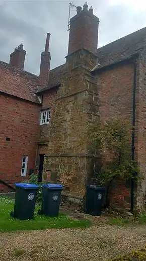 Photograph of the Chimney of Wormleighton Hall.