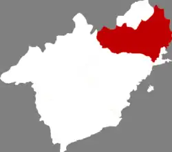 Location in Huludao