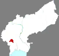 Location in Jinzhou